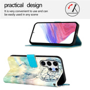 For Samsung Galaxy S25 Ultra 5G 3D Painting Horizontal Flip Leather Phone Case(Dream Wind Chimes)