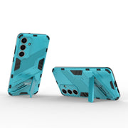 For Samsung Galaxy S25+ 5G Punk Armor 2 in 1 PC + TPU Shockproof Phone Case with Invisible Holder(Blue)