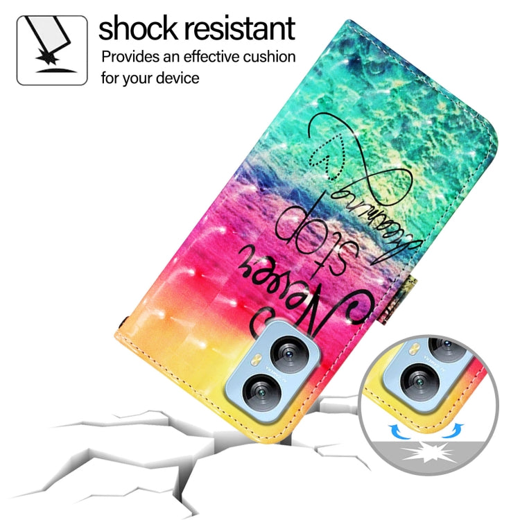 For Blackview A52 3D Painting Horizontal Flip Leather Phone Case(Chasing Dreams)