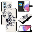 For Blackview A52 3D Painting Horizontal Flip Leather Phone Case(Skull) - More Brand by PMC TechLife | Online Shopping South Africa | PMC TechLife | Buy Now Pay Later Mobicred