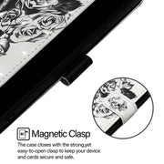 For Blackview A52 3D Painting Horizontal Flip Leather Phone Case(Skull)