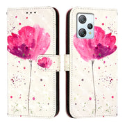 For Blackview A53 3D Painting Horizontal Flip Leather Phone Case(Flower)