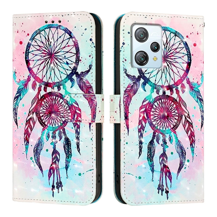 For Blackview A53 3D Painting Horizontal Flip Leather Phone Case(Color Drop Wind Chimes)