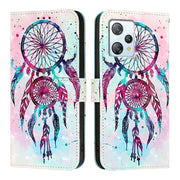 For Blackview A53 3D Painting Horizontal Flip Leather Phone Case(Color Drop Wind Chimes)