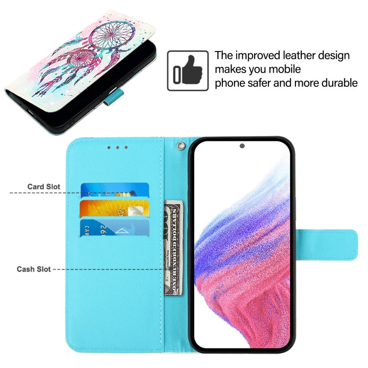 For Blackview A53 3D Painting Horizontal Flip Leather Phone Case(Color Drop Wind Chimes)