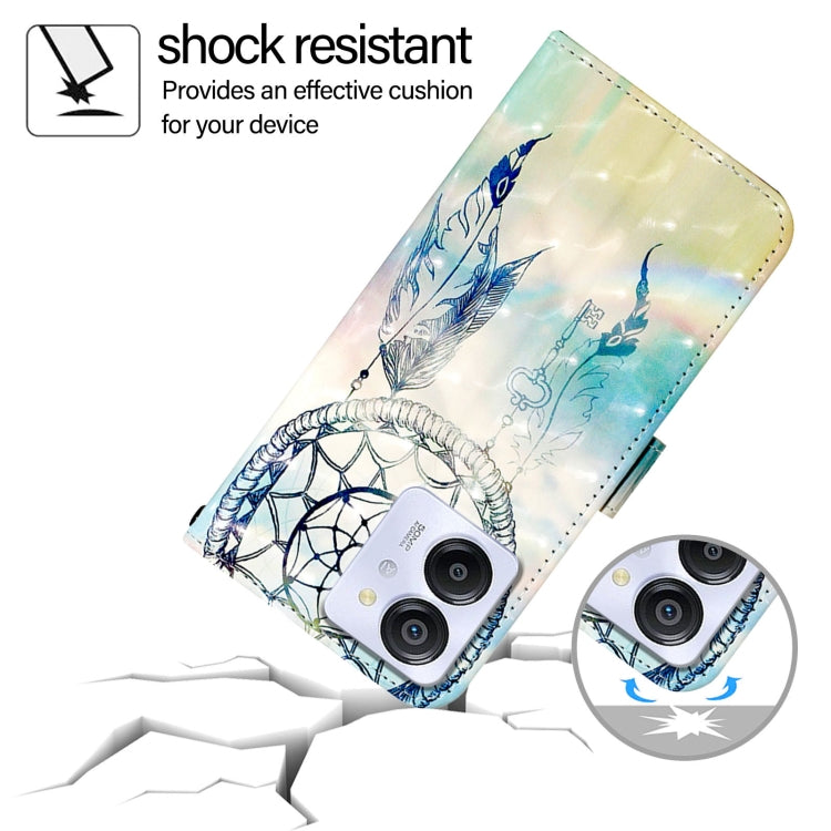 For Blackview Color 8 3D Painting Horizontal Flip Leather Phone Case(Dream Wind Chimes)