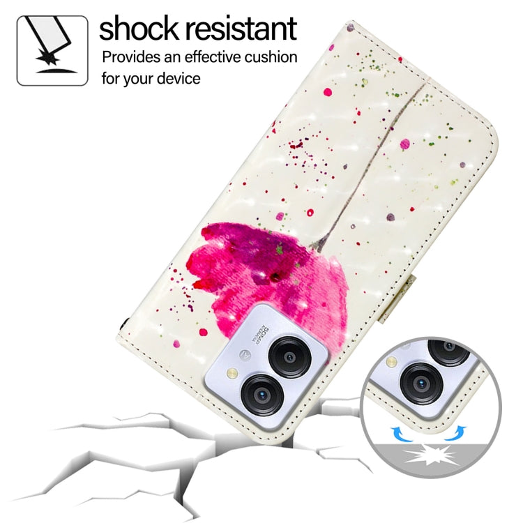 For Blackview Color 8 3D Painting Horizontal Flip Leather Phone Case(Flower)