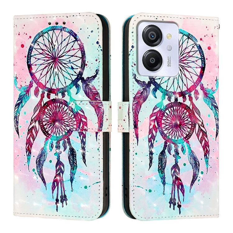 For Blackview Color 8 3D Painting Horizontal Flip Leather Phone Case(Color Drop Wind Chimes)