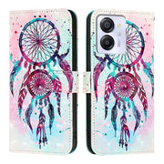 For Blackview Color 8 3D Painting Horizontal Flip Leather Phone Case(Color Drop Wind Chimes)
