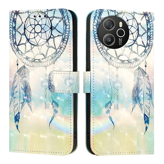 For Blackview Shark 8 3D Painting Horizontal Flip Leather Phone Case(Dream Wind Chimes)