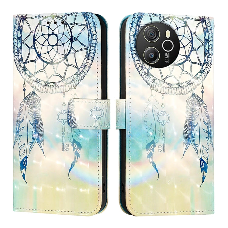 For Blackview Shark 8 3D Painting Horizontal Flip Leather Phone Case(Dream Wind Chimes)