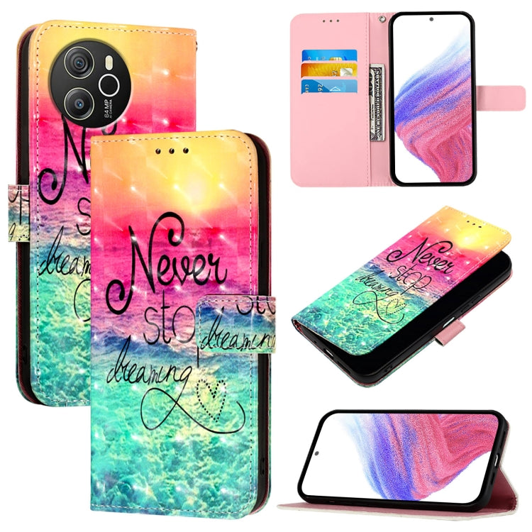 For Blackview Shark 8 3D Painting Horizontal Flip Leather Phone Case(Chasing Dreams)
