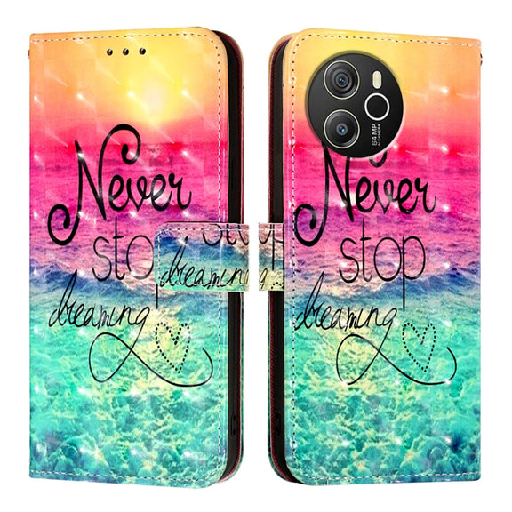 For Blackview Shark 8 3D Painting Horizontal Flip Leather Phone Case(Chasing Dreams)