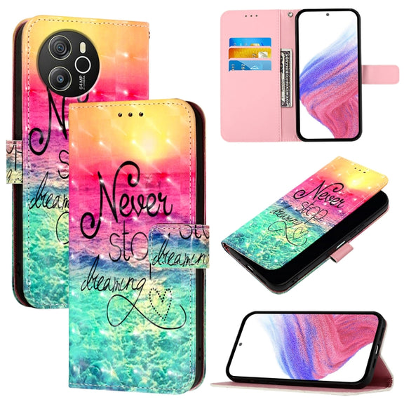 For Blackview Shark 8 3D Painting Horizontal Flip Leather Phone Case(Chasing Dreams)