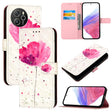 For Blackview Shark 8 3D Painting Horizontal Flip Leather Phone Case(Flower) - More Brand by PMC TechLife | Online Shopping South Africa | PMC TechLife | Buy Now Pay Later Mobicred