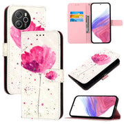 For Blackview Shark 8 3D Painting Horizontal Flip Leather Phone Case(Flower)