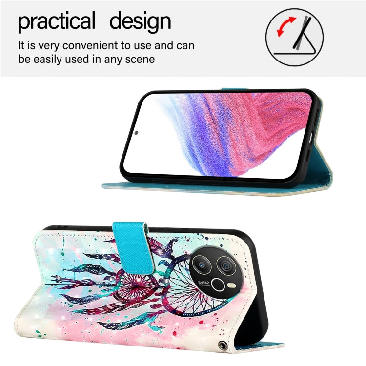 For Blackview Shark 8 3D Painting Horizontal Flip Leather Phone Case(Color Drop Wind Chimes)