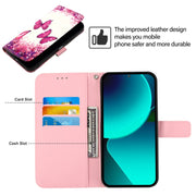 For Google Pixel 9 3D Painting Horizontal Flip Leather Phone Case(Rose Butterfly)