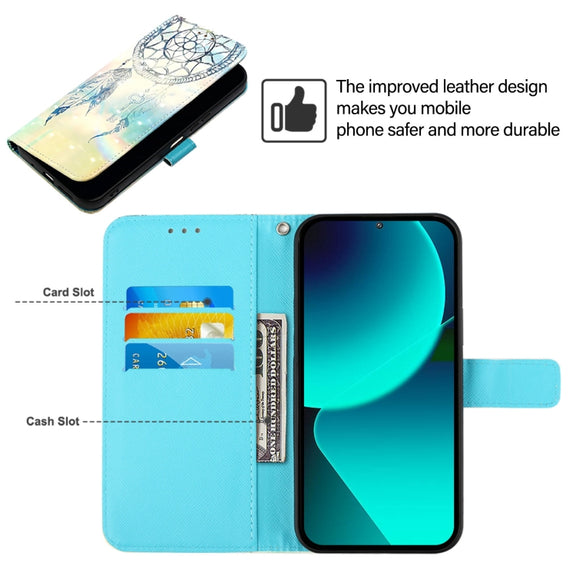 For Google Pixel 9 / 9 Pro 3D Painting Horizontal Flip Leather Phone Case(Dream Wind Chimes)