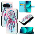 For Google Pixel 9 / 9 Pro 3D Painting Horizontal Flip Leather Phone Case(Color Drop Wind Chimes) - Google Cases by PMC TechLife | Online Shopping South Africa | PMC TechLife | Buy Now Pay Later Mobicred