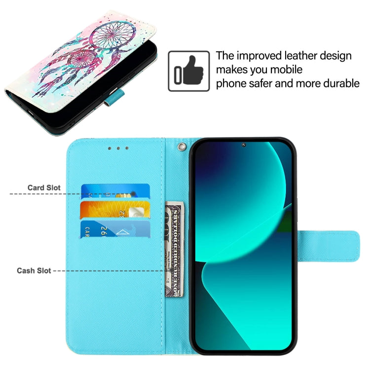 For Google Pixel 9 / 9 Pro 3D Painting Horizontal Flip Leather Phone Case(Color Drop Wind Chimes)