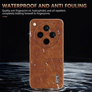 For OPPO Find X8 AZNS Electroplated Frame Crocodile Texture Full Coverage Phone Case(White)