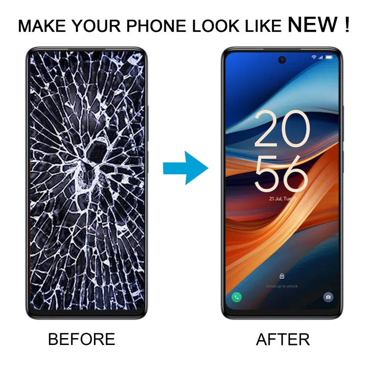 For TCL 50 SE OEM LCD Screen With Digitizer Full Assembly