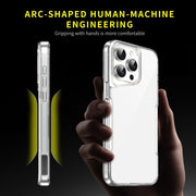 For iPhone 16 Acrylic + TPU Transparent Full Coverage Phone Case