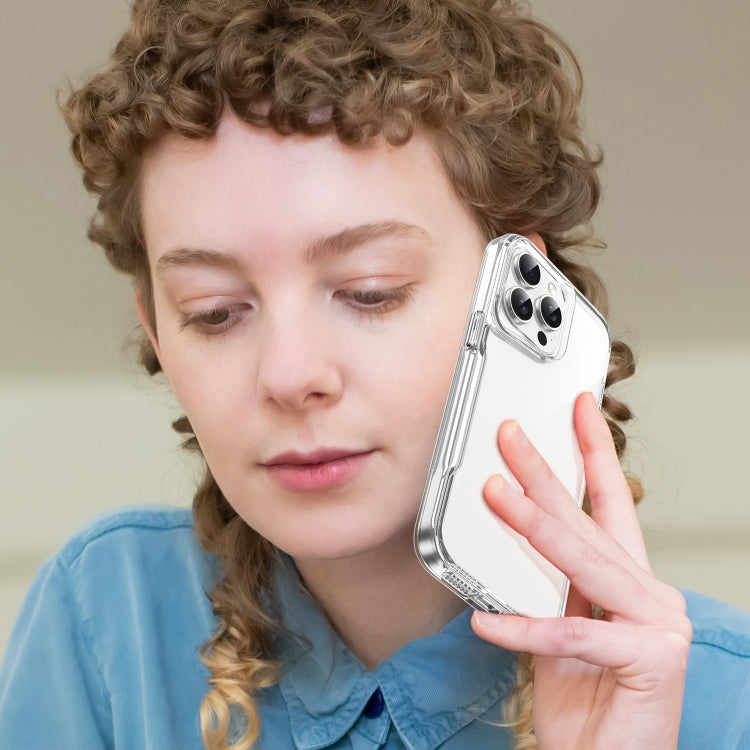 For iPhone 16 Acrylic + TPU Transparent Full Coverage Phone Case
