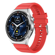 1.3 inch Silicone Band IP68 Water-resistant Smart Watch Support Bluetooth Call(Red)