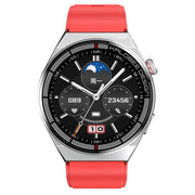 1.3 inch Silicone Band IP68 Water-resistant Smart Watch Support Bluetooth Call(Red)