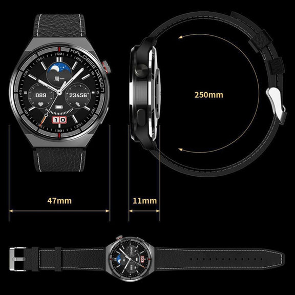 1.3 inch Silicone Band IP68 Water-resistant Smart Watch Support Bluetooth Call(Black)