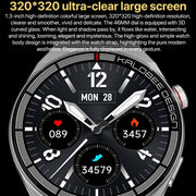 1.3 inch Silicone Band IP68 Water-resistant Smart Watch Support Bluetooth Call(Black)