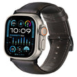 For Apple Watch Ultra 49mm Oil Wax Genuine Leather Watch Band(Dark Brown) - Watch Bands by PMC TechLife | Online Shopping South Africa | PMC TechLife | Buy Now Pay Later Mobicred
