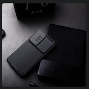 For Samsung Galaxy S25 5G NILLKIN Black Mirror Pro Series Camshield PC Phone Case(Black)
