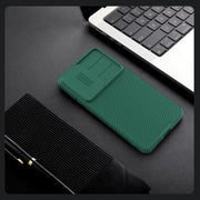 For Samsung Galaxy S25 5G NILLKIN Black Mirror Pro Series Camshield PC Phone Case(Black)