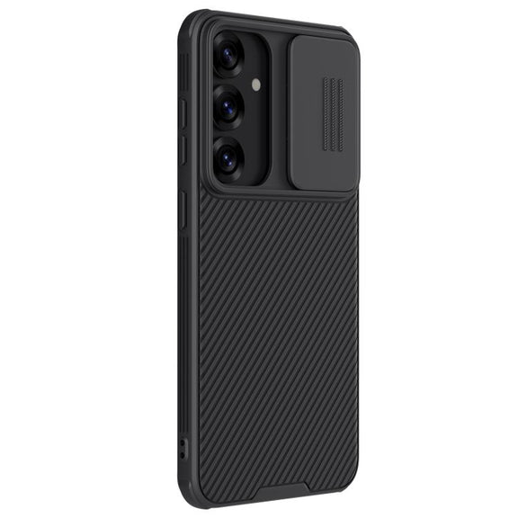 For Samsung Galaxy S25 5G NILLKIN Black Mirror Pro Series Camshield PC Phone Case(Black)