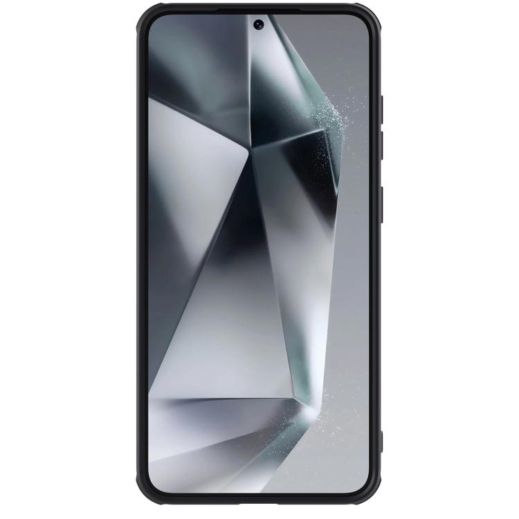 For Samsung Galaxy S25 5G NILLKIN Black Mirror Pro Series Camshield PC Phone Case(Black)