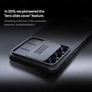 For Samsung Galaxy S25 5G NILLKIN Black Mirror Pro Series Camshield PC Phone Case(Black)