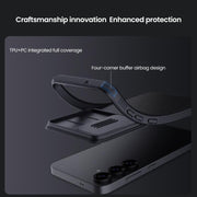 For Samsung Galaxy S25 5G NILLKIN Black Mirror Pro Series Camshield PC Phone Case(Black)