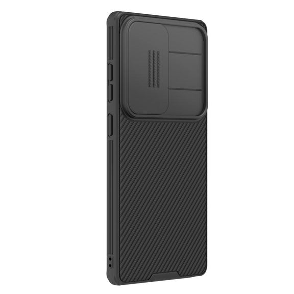 For Samsung Galaxy S25 Ultra 5G NILLKIN Black Mirror Pro Series Camshield PC Phone Case(Black)