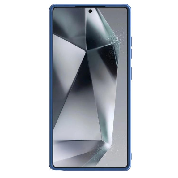 For Samsung Galaxy S25 Ultra 5G NILLKIN Black Mirror Pro Series Camshield PC Phone Case(Blue)