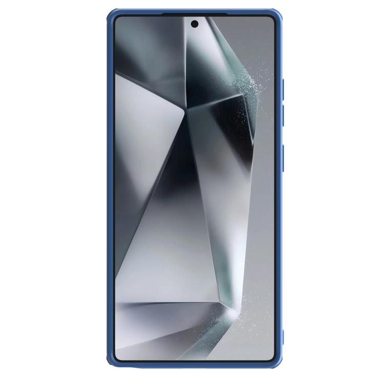 For Samsung Galaxy S25 Ultra 5G NILLKIN Black Mirror Pro Series Camshield PC Phone Case(Blue)