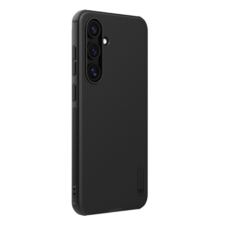 For Samsung Galaxy S24 FE 5G NILLKIN Frosted Shield Pro PC + TPU Phone Case(Black)