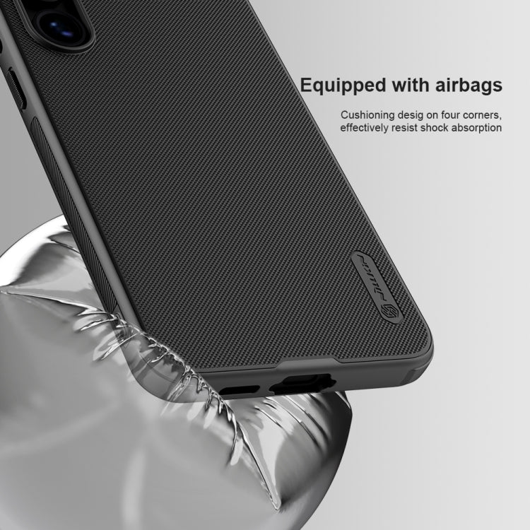 For Samsung Galaxy S24 FE 5G NILLKIN Frosted Shield Pro PC + TPU Phone Case(Black)