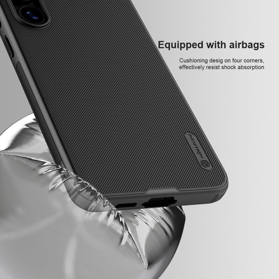 For Samsung Galaxy S24 FE 5G NILLKIN Frosted Shield Pro PC + TPU Phone Case(Black)