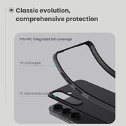 For Samsung Galaxy S25 5G NILLKIN Frosted Shield Pro PC + TPU Phone Case(Black)