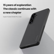 For Samsung Galaxy S25+ 5G NILLKIN Frosted Shield Pro PC + TPU Phone Case(Black)