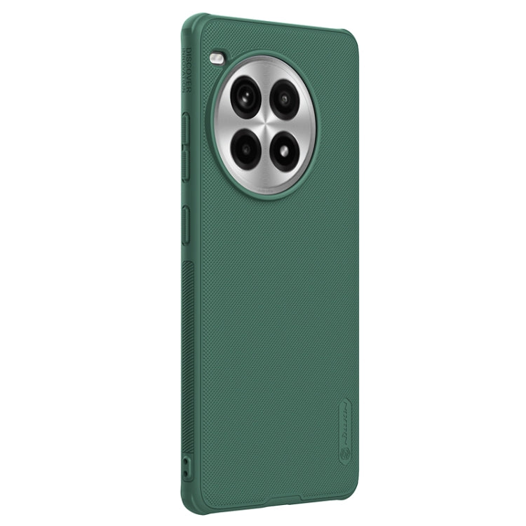 For OnePlus Ace 3 Pro NILLKIN Frosted Shield Pro PC + TPU Phone Case(Green)