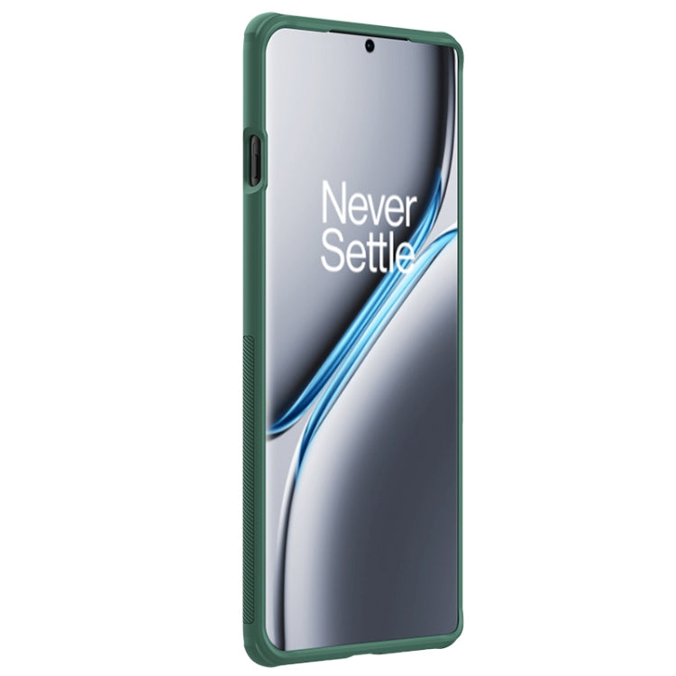 For OnePlus Ace 3 Pro NILLKIN Frosted Shield Pro PC + TPU Phone Case(Green)